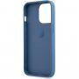 Guess 4G Ring husă cu suport de degete pentru iPhone 13 Pro Max - albastru