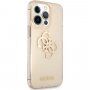 Guess Big 4G Full Glitter husă pentru iPhone 13 Pro Max - auriu