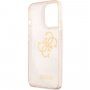 Guess Big 4G Full Glitter husă pentru iPhone 13 Pro Max - auriu