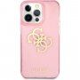 Guess Big 4G Full Glitter husă pentru iPhone 13 Pro Max - roz