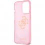Guess Big 4G Full Glitter husă pentru iPhone 13 Pro Max - roz