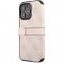 Guess 4G Printed Stripe carcasă flip pentru iPhone 13 Pro Max - roz