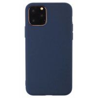 Carcasă din plastic moale pentru iPhone 13 mini - albastru închis