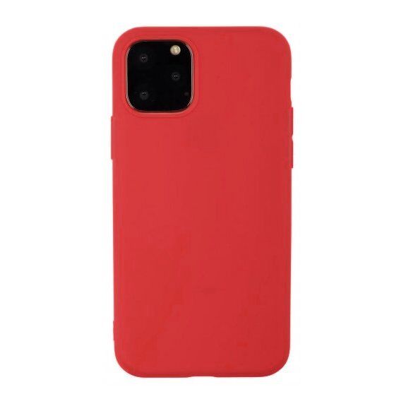 Carcasă din plastic moale pentru iPhone 13 mini - roșu