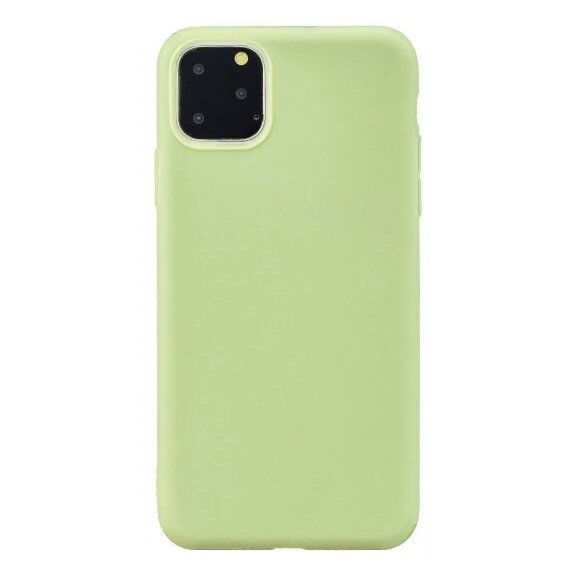Carcasă din plastic moale pentru iPhone 13 mini - verde
