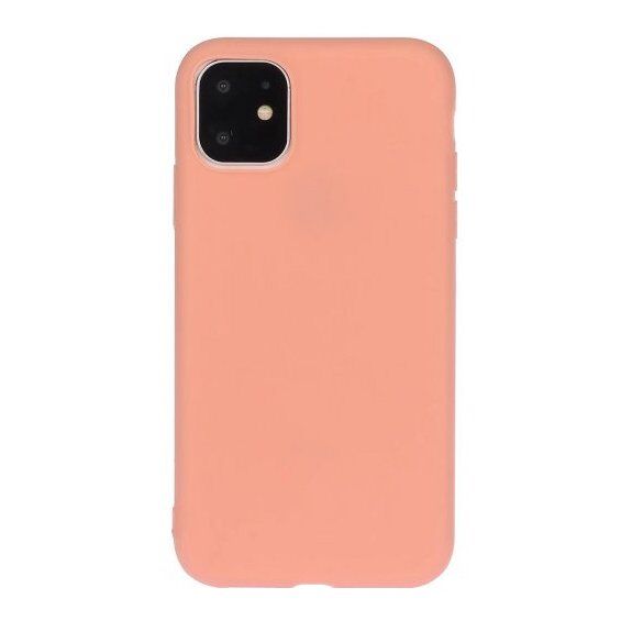 Carcasă din plastic moale pentru iPhone 13 mini - portocaliu