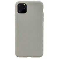 Carcasă din plastic moale pentru iPhone 13 - gri