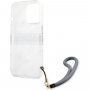 Guess Marble Stripe husă pentru iPhone 13 Pro Max - albastru