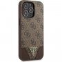 Guess 4G Metal Logo husă pentru iPhone 13 Pro Max - maro