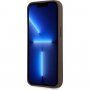 Guess 4G Metal Logo husă pentru iPhone 13 Pro Max - maro