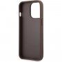 Guess 4G Metal Logo husă pentru iPhone 13 Pro Max - maro