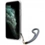 Guess Marble Stripe husă pentru iPhone 11 - albastru