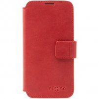 FIXED ProFit carcasă flip din piele pentru iPhone 13 mini - roșu