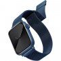 Uniq Dante curea din oțel pentru Apple Watch 42mm / 41mm / 40mm / 38mm - albastru-cobalt
