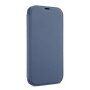 Carcasă tip portofel din silicon și piele PU pentru iPhone 13 Pro Max - albastru