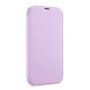 Carcasă tip portofel din silicon și piele PU pentru iPhone 13 mini - violet