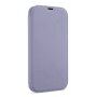Carcasă tip portofel din silicon și piele PU pentru iPhone 13 - albastru-gri