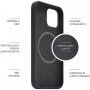 FIXED MagFlow husă din silicon cu MagSafe pentru iPhone 13 mini - negru
