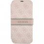Guess 4G Printed Stripe carcasă flip pentru iPhone 13 - roz