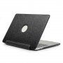 Husă din piele pentru MacBook Pro 16" (A2485) - negru