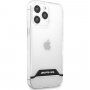 AMG White Stripes husă pentru iPhone 13 Pro Max - transparent