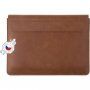 FIXED Oxford husă din piele pentru MacBook Pro 14" (A2442 / A2779 / A2918 / A2992 / A3112 / A3185 / A3401) - maro
