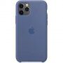 Carcasă originală din silicon Apple pentru iPhone 11 Pro Max - albastru spălat