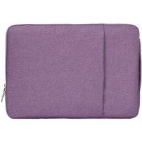Servietă universală, cu fermoar, pentru iPad până la 13" / MacBook până la 14" - violet