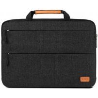 Servietă multifuncțională, cu stativ, pentru iPad Pro 12,9" / MacBook până la 14" - negru