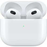 Apple Wireless AirPods 3 autentice cu carcasă de încărcare MagSafe (2021) - Alb