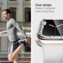 Spigen Ultra Hybrid carcasă pentru Apple Watch 45 mm - transparent