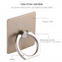 Suport circular rotativ pentru partea din spate pentru iPhone - auriu
