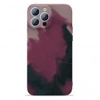 Husă de protecție cu modelul culorilor de acuarelă pentru iPhone 13 Pro - roz