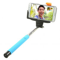 Băţ / monopod telescopic pentru selfie KJstar - declanşator Bluetooth de la distanţă, pentru Apple iPhone / iPod şi alte dispozitive