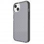 Husă de protecție transparentă cu model de cruci pentru iPhone 13 mini - negru
