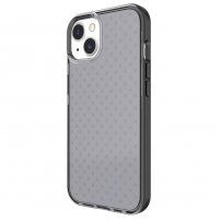 Husă de protecție transparentă cu model de cruci pentru iPhone 13 mini - negru