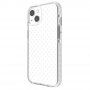 Husă de protecție transparentă cu model de cruci pentru iPhone 13 mini - alb