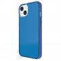 Husă de protecție transparentă cu model de cruci pentru iPhone 13 - albastru