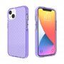 Husă de protecție transparentă cu model de cruci pentru iPhone 13 mini - violet