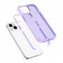 Husă de protecție transparentă cu model de cruci pentru iPhone 13 mini - violet