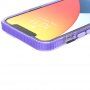 Husă de protecție transparentă cu model de cruci pentru iPhone 13 mini - violet