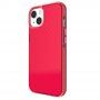 Husă de protecție transparentă cu model de cruci pentru iPhone 13 mini - roșu