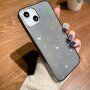 Husă transparentă cu inimi schimbătoare pentru iPhone 12 Pro Max - negru