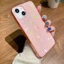 Husă transparentă cu inimi schimbătoare pentru iPhone 11 Pro Max - roz