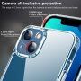 Husă ultra subțire cu partea din spate din sticlă pentru iPhone 13 Pro - transparent