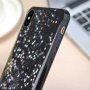 Husă de protecție moale cu stele pentru iPhone X / XS - negru