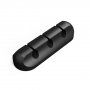 Organizator de cabluri din silicon mai mic - negru