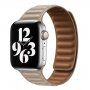 Curea din piele pentru Apple Watch 42mm / 41mm / 40mm / 38mm - bej
