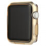 Husă din cauciuc BASEUS, ultra subţire, pentru Apple Watch 38mm (grosime 0,65 mm) – aurie