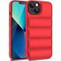 Husă de protecție cu perne pentru iPhone 13 - roșu